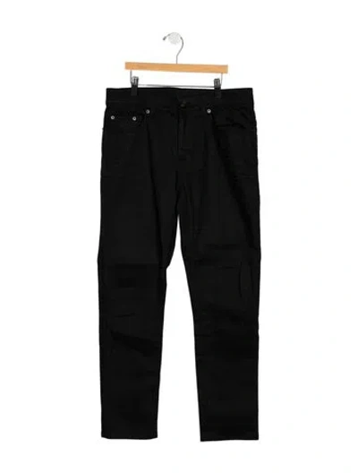 Pre-owned Saint Laurent 2021 Straight Leg Jeans In Black