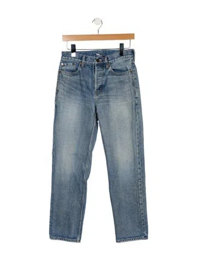 Pre-owned Saint Laurent 2021 Straight Leg Jeans In Blue
