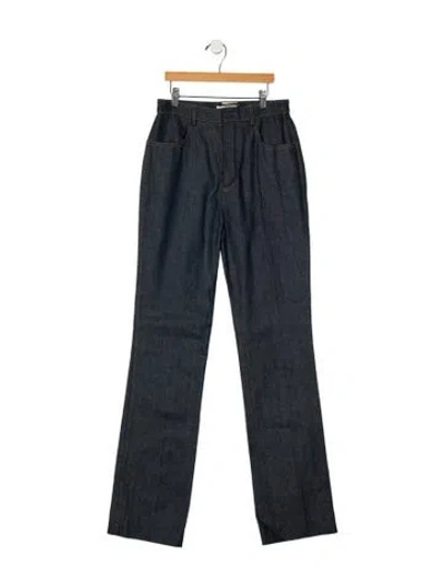 Pre-owned Saint Laurent 2021 Straight Leg Jeans In Blue