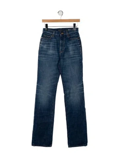 Pre-owned Saint Laurent 2021 Straight Leg Jeans In Blue