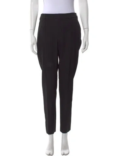 Pre-owned Saint Laurent 2021 Straight Leg Pants In Black