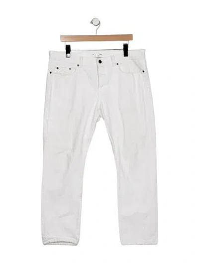 Pre-owned Saint Laurent 2021 Straight-leg Jeans In Neutral
