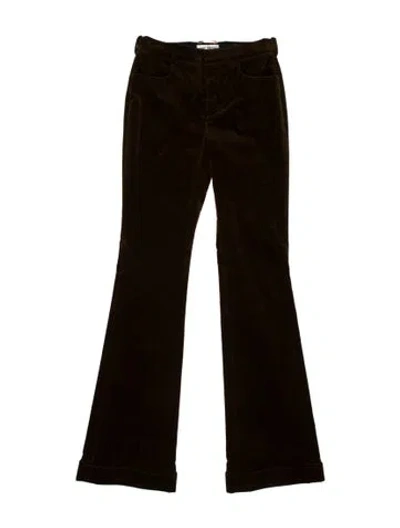 Pre-owned Saint Laurent 2021 Wide Leg Pants In Green