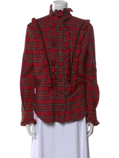 Pre-owned Saint Laurent 2021 Wool Blouse In Multi