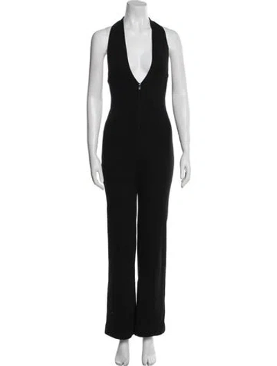 Pre-owned Saint Laurent 2021 Wool Jumpsuit In Black