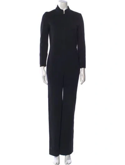 Pre-owned Saint Laurent 2021 Wool Jumpsuit In Black