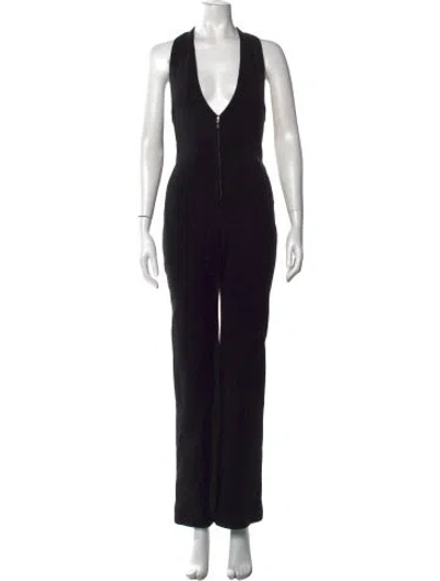 Pre-owned Saint Laurent 2021 Wool Jumpsuit In Black