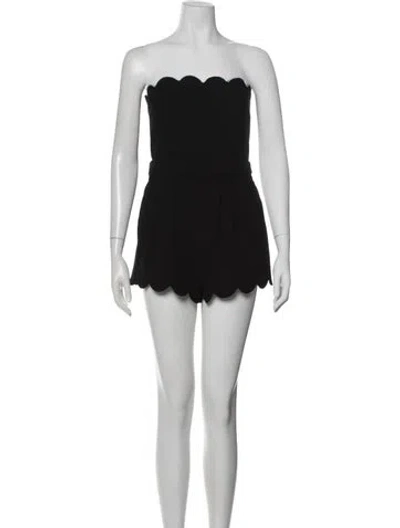 Pre-owned Saint Laurent 2021 Wool Romper In Black