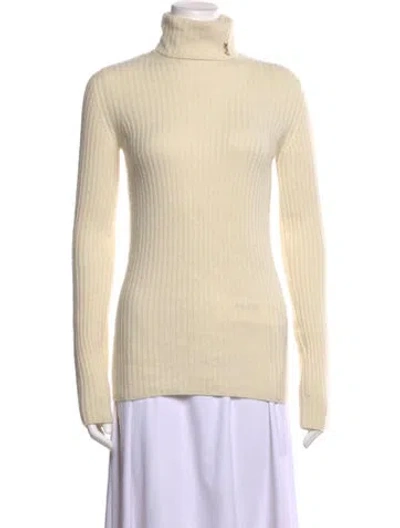 Pre-owned Saint Laurent 2021 Wool Sweater In Neutral