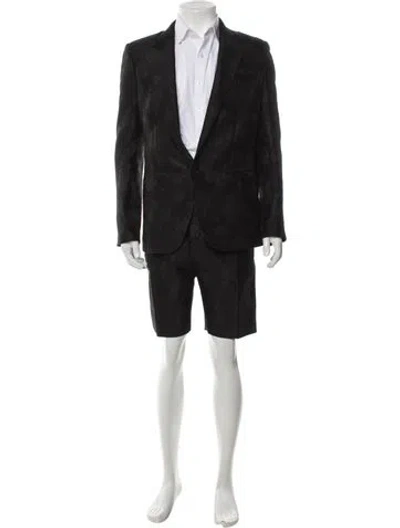 Pre-owned Saint Laurent 2021 Wool Two-piece Suit In Black