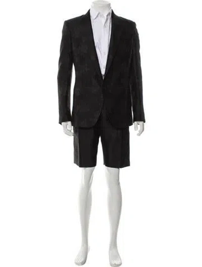 Pre-owned Saint Laurent 2021 Wool Two-piece Suit In Black