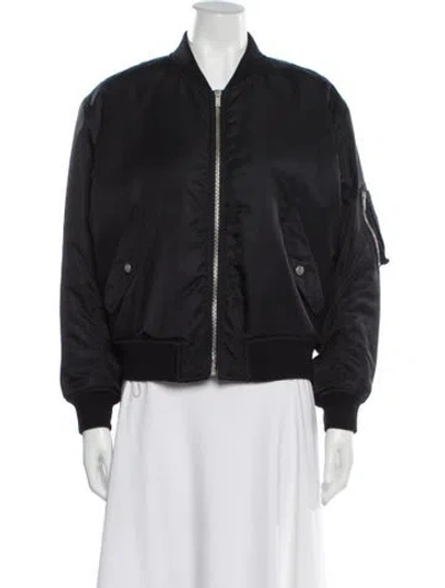 Pre-owned Saint Laurent 2022 Bomber Jacket In Black