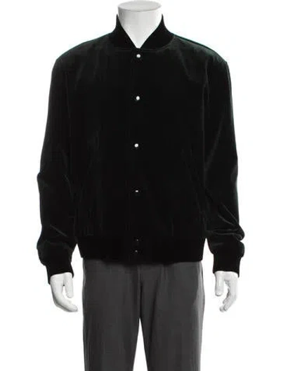 Pre-owned Saint Laurent 2022 Bomber Jacket In Black