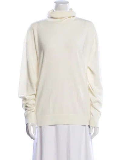 Pre-owned Saint Laurent 2022 Cashmere Sweater W/ Tags In Neutral