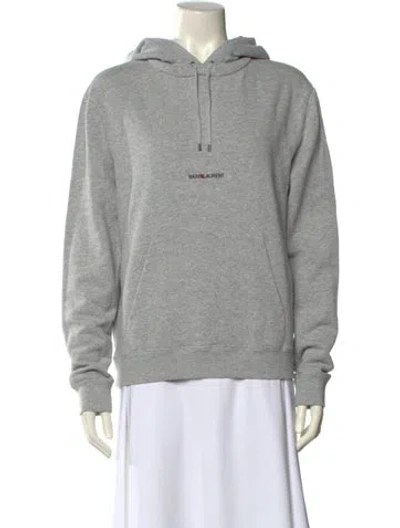 Pre-owned Saint Laurent 2022 Crew Neck Sweatshirt In Gray