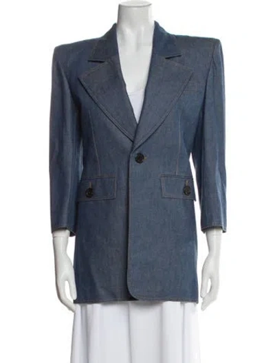 Pre-owned Saint Laurent 2022 Denim Jacket In Blue