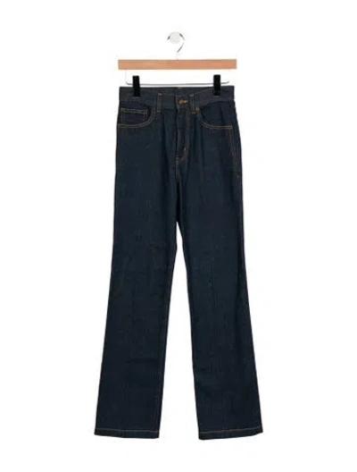 Pre-owned Saint Laurent 2022 Flared Jeans In Blue