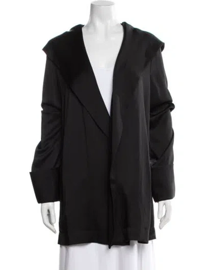 Pre-owned Saint Laurent 2022 Hooded Jacket Jacket In Black