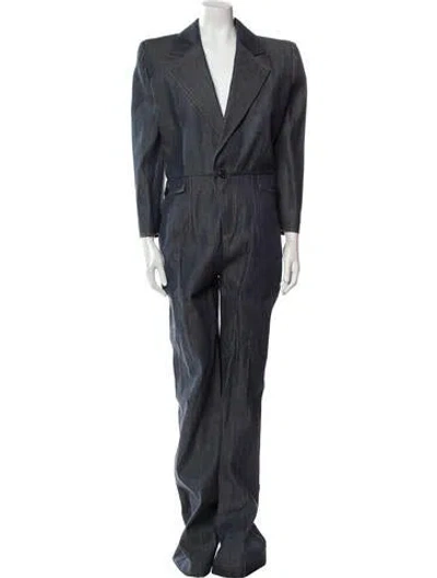 Pre-owned Saint Laurent 2022 Jumpsuit W/ Tags In Blue