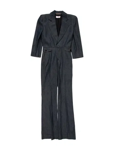 Pre-owned Saint Laurent 2022 Jumpsuit W/ Tags In Blue