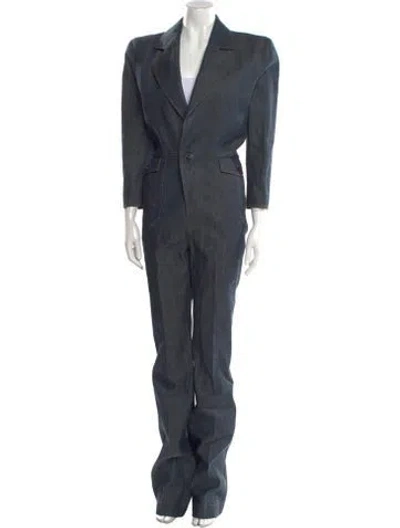 Pre-owned Saint Laurent 2022 Jumpsuit W/ Tags In Blue