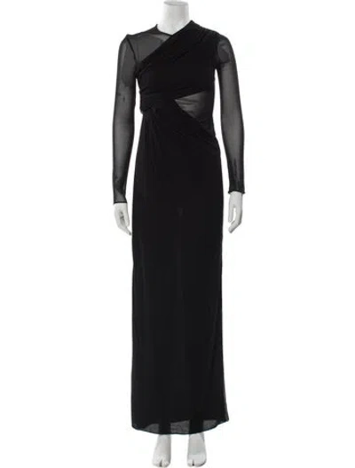 Pre-owned Saint Laurent 2022 Long Dress In Gray