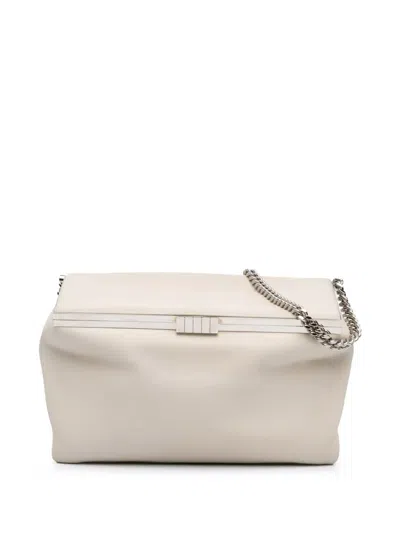 Pre-owned Saint Laurent 2022 Medium Leather Sac Charniere Bag Shoulder Bag In 褐色