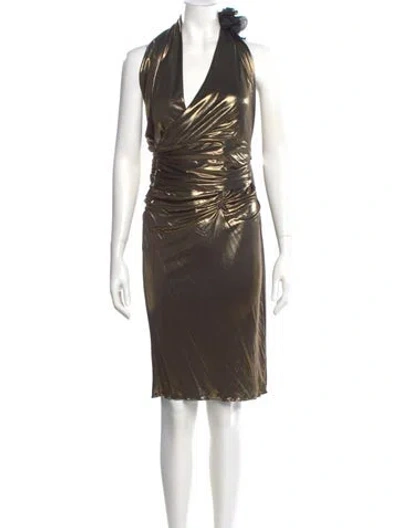 Pre-owned Saint Laurent 2022 Midi Length Dress W/ Tags In Multi