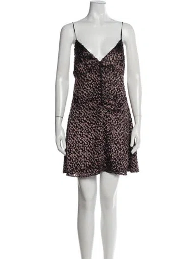 Pre-owned Saint Laurent 2022 Mini Dress W/ Tags In Black