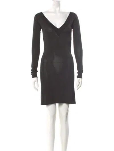 Pre-owned Saint Laurent 2022 Mini Dress W/ Tags In Black