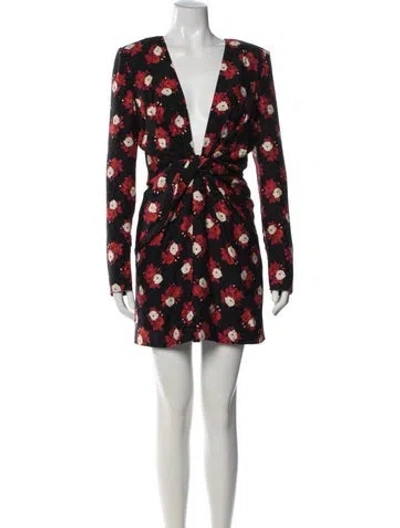 Pre-owned Saint Laurent 2022 Mini Dress W/ Tags In Red