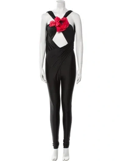 Pre-owned Saint Laurent 2022 Nylon Jumpsuit W/ Tags In Black