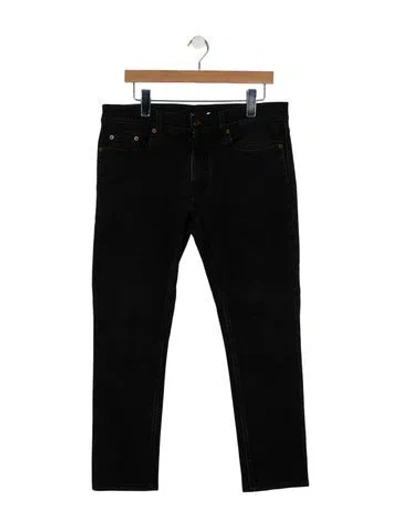 Pre-owned Saint Laurent 2022 Skinny Jeans In Black
