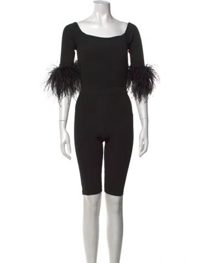 Pre-owned Saint Laurent 2022 Square Neckline Jumpsuit In Black