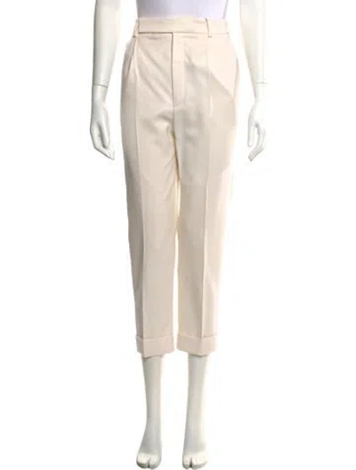 Pre-owned Saint Laurent 2022 Straight Leg Pants In Neutral