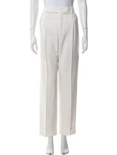 Pre-owned Saint Laurent 2022 Straight Leg Pants In Neutral