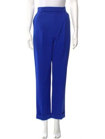 Pre-owned Saint Laurent 2022 Straight Leg Pants W/ Tags In Blue