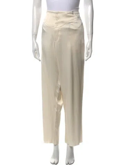 Pre-owned Saint Laurent 2022 Straight Leg Pants W/ Tags In Neutral