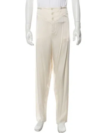 Pre-owned Saint Laurent 2022 Straight Leg Pants W/ Tags In Neutral