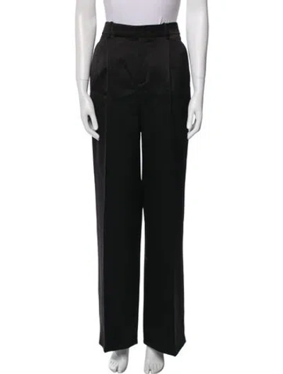 Pre-owned Saint Laurent 2022 Wide Leg Pants In Black