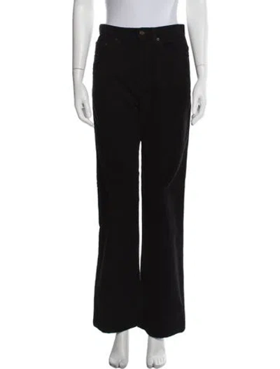 Pre-owned Saint Laurent 2022 Wide Leg Pants In Black