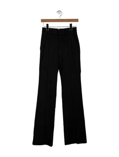 Pre-owned Saint Laurent 2022 Wide Leg Pants In Black