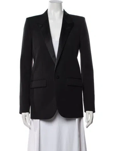 Pre-owned Saint Laurent 2022 Wool Blazer In Black