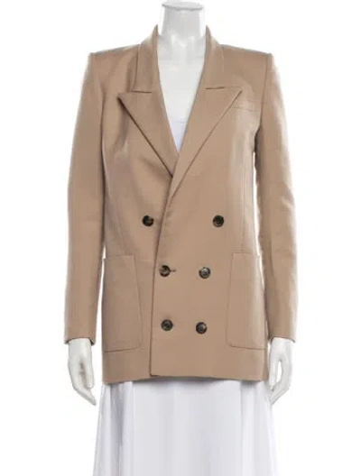 Pre-owned Saint Laurent 2022 Wool Blazer In Neutral