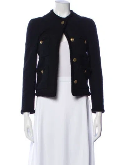 Pre-owned Saint Laurent 2022 Wool Evening Jacket In Black