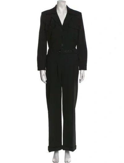 Pre-owned Saint Laurent 2022 Wool Jumpsuit In Black