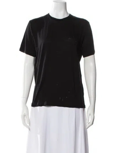Pre-owned Saint Laurent 2022 Wool T-shirt In Black