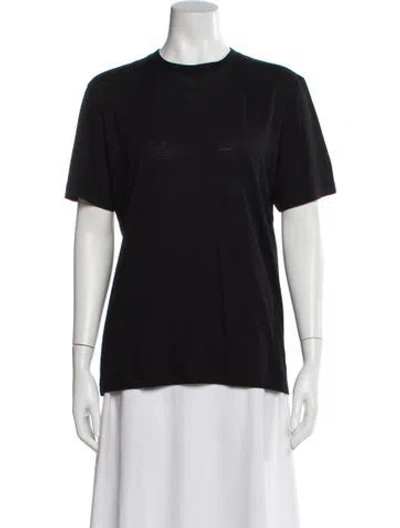 Pre-owned Saint Laurent 2022 Wool T-shirt In Black