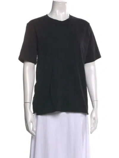 Pre-owned Saint Laurent 2023 Crew Neck T-shirt In Black