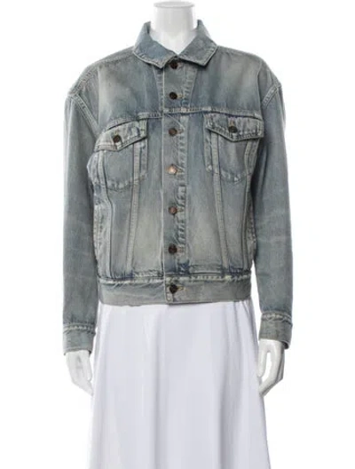 Pre-owned Saint Laurent 2023 Denim Jacket In Blue